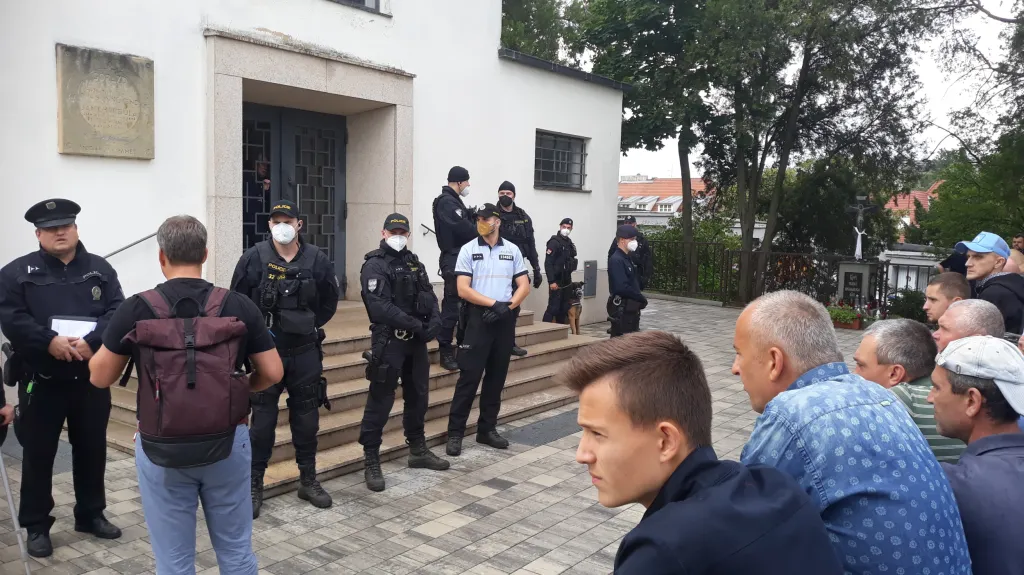 Pravoslavný chrám v Brně a policie
