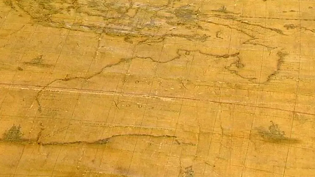 Unikátní australská mapa z roku 1663