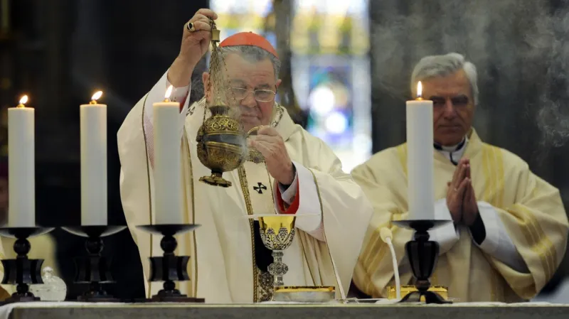 Dominik Duka při velikonoční mši