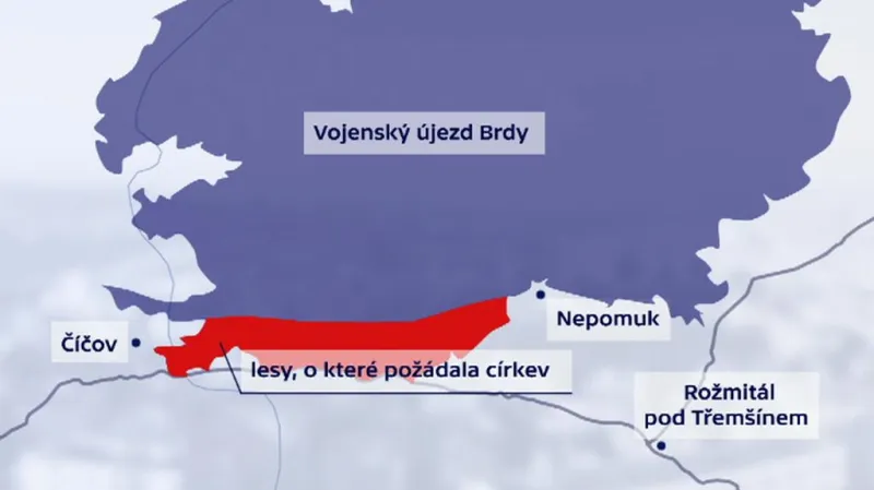 Brdské lesy, o které žádala církev