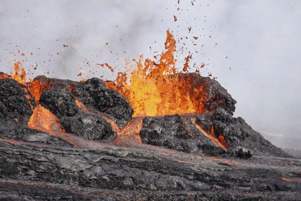 Erupce islandské sopky Fagradalsfjall