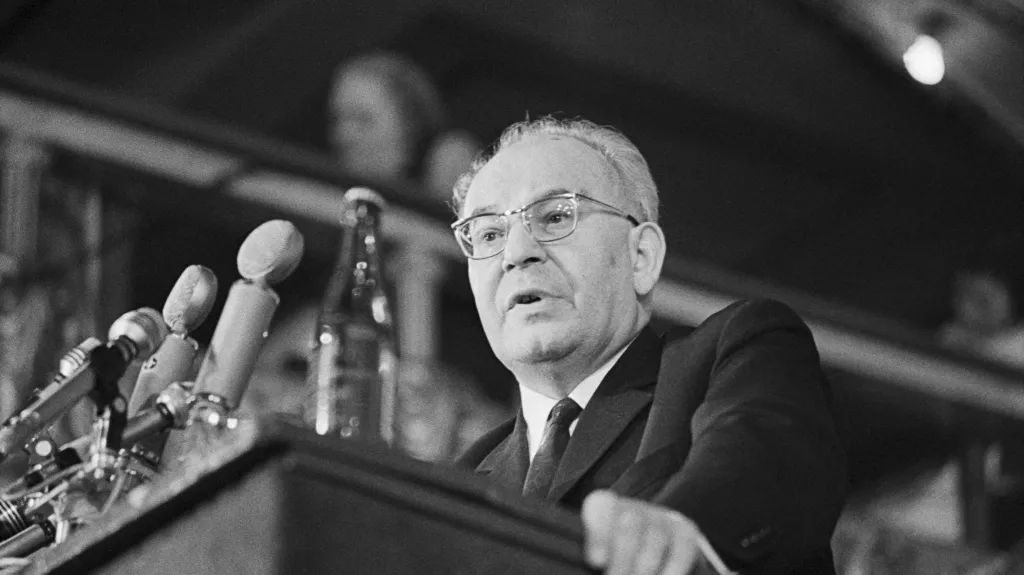 Gustáv Husák na snímku z roku 1971