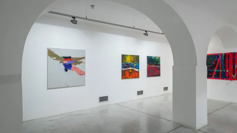 Z výstavy 15 lounských výtvarníků