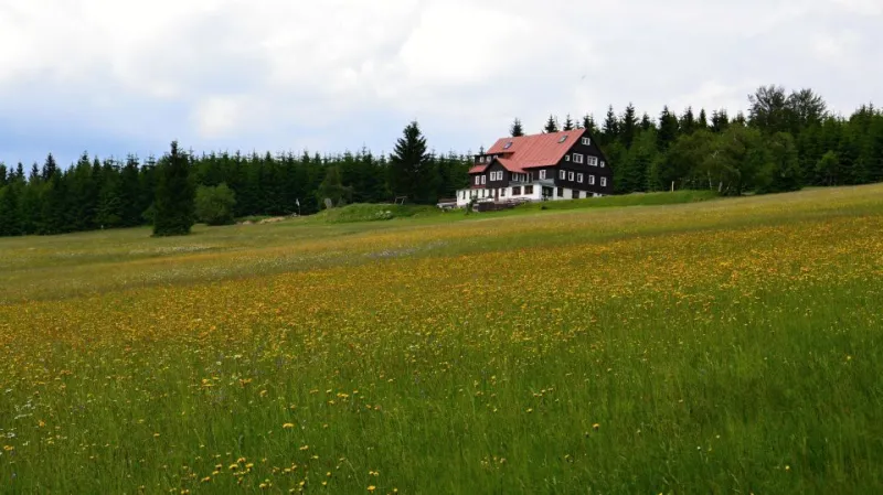 2. místo - louka pod Karolínkou na Benecku