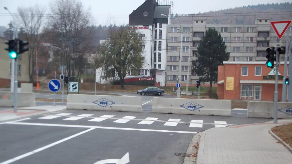 Křižovatka u Baťova areálu