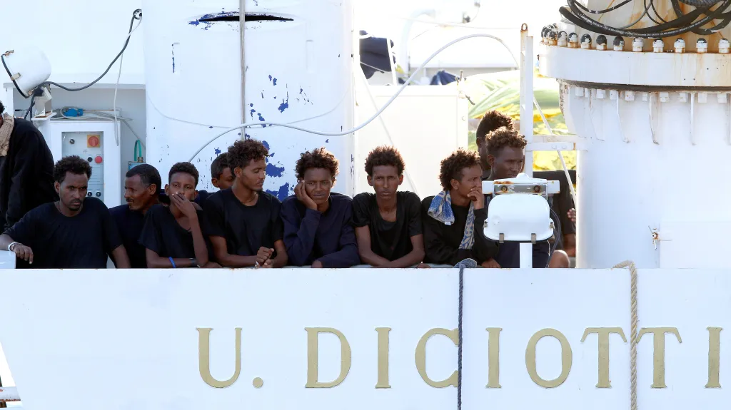 Migranti na lodi Diciotti