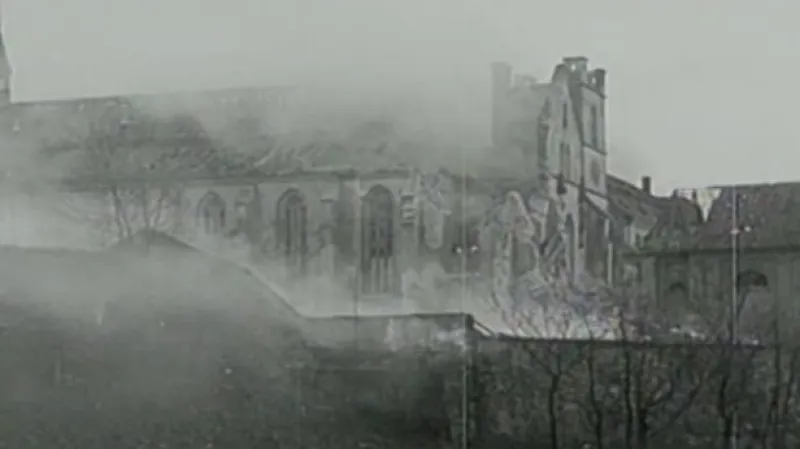 Historické záběry: Nálet na Prahu v únoru 1945