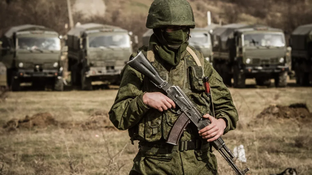 Neoznačení vojáci na Krymu