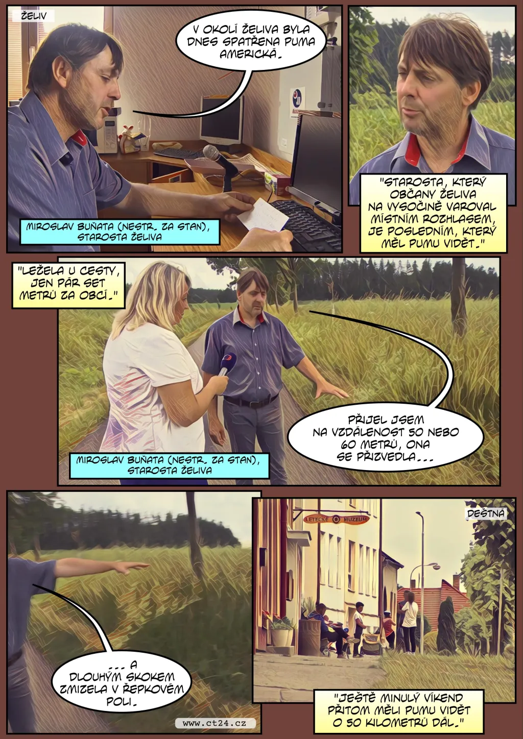 Komiks: Puma v Česku