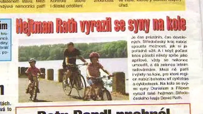 Rath vyrazil se syny na kolo