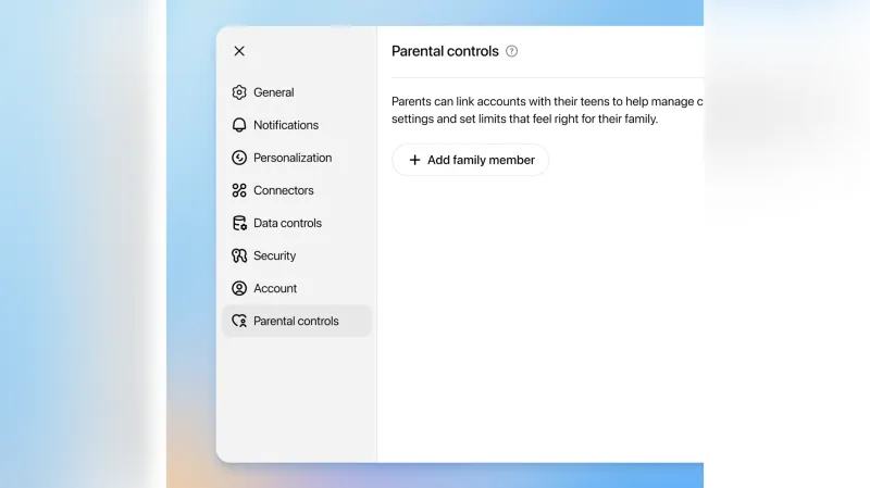 Pod záložkou Parental Controls v ChatGPT lze nastavit propojení účtu rodiče a dítěte