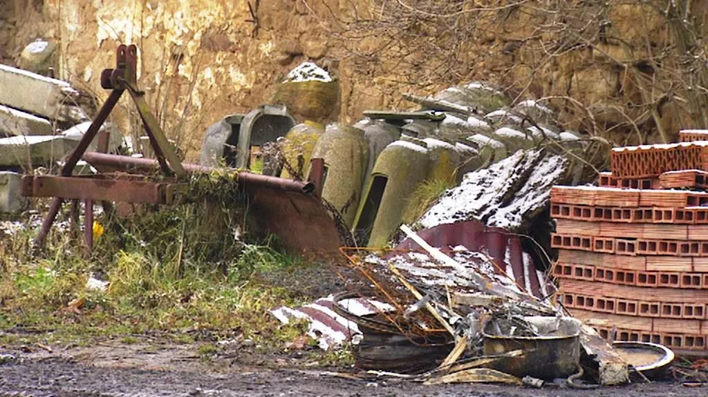 Starý sběrný dvůr ve Zlivi
