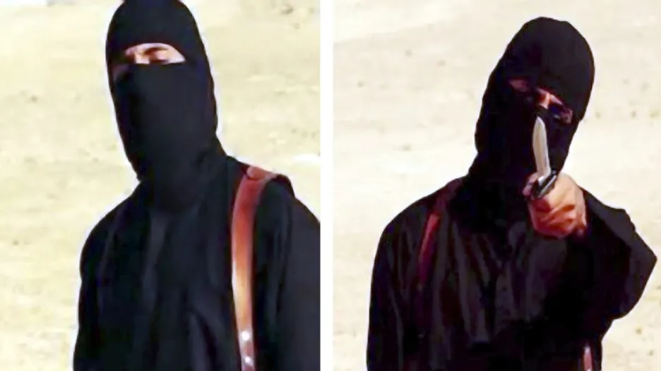 Extremista, tzv. džihádský John, na videích Islámského státu