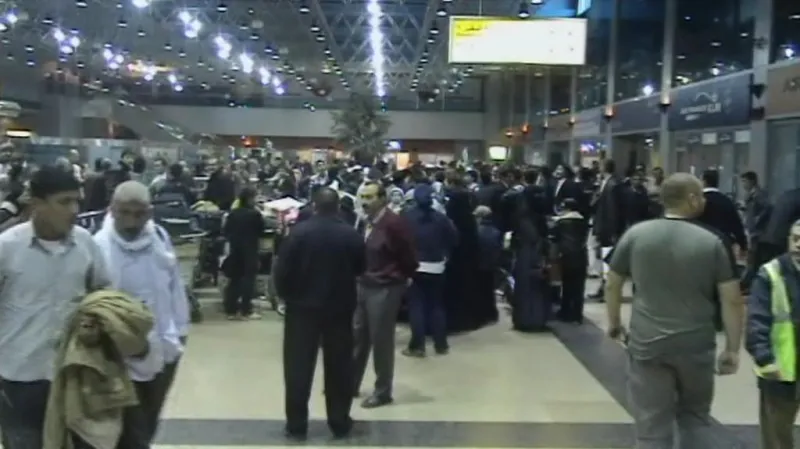 Cestující na letišti