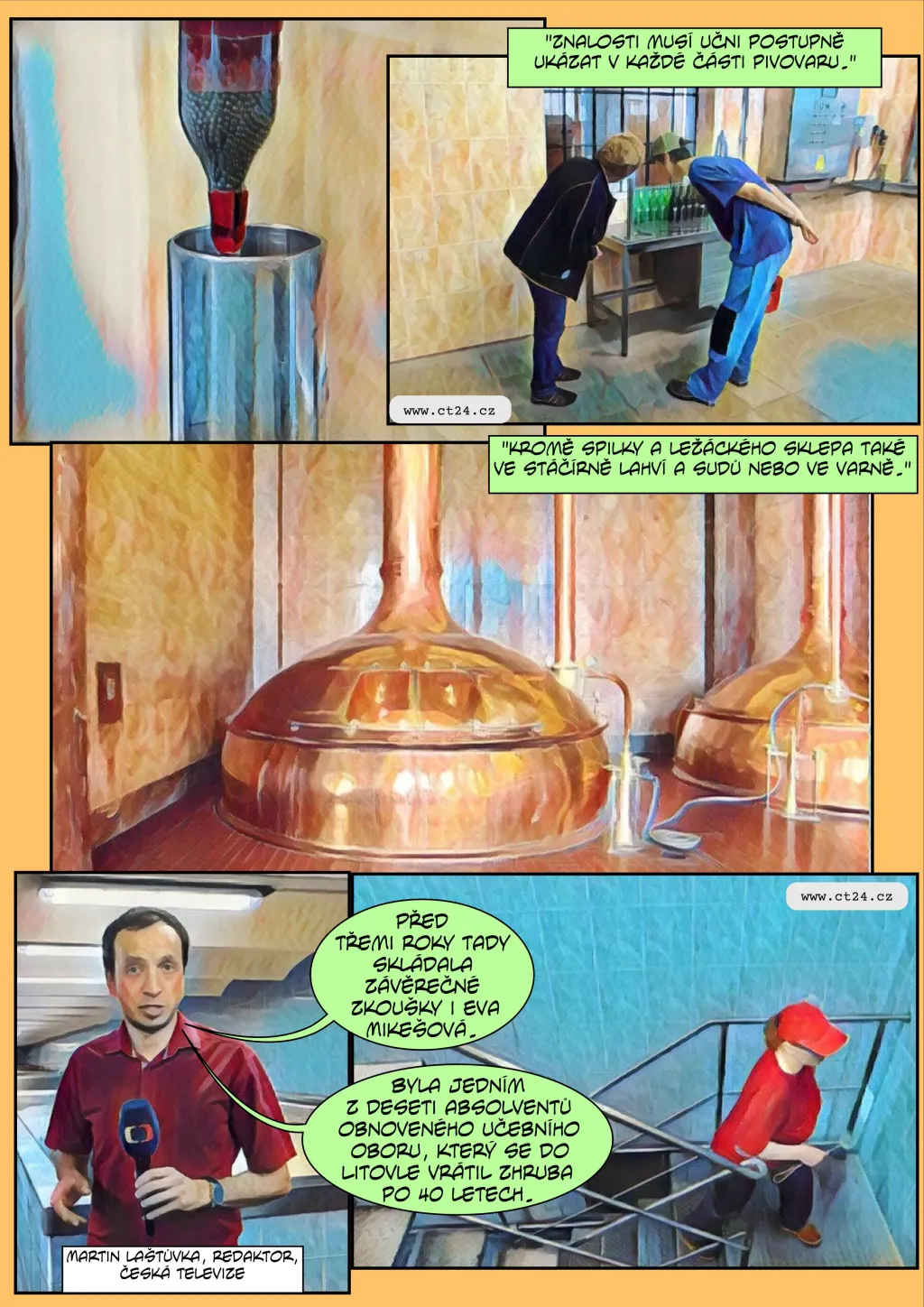 Komiks: Budouci sládci skládali zkoušky