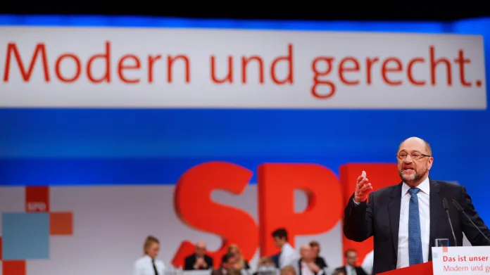 Martin Schulz na sjezdu SPD