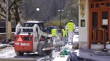 Opravy v centru Karlových Varů