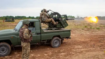 Ukrajinští vojáci používají české systémy Viktor