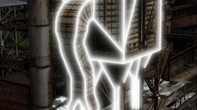 Návrh sochy boha Radegasta pro Dolní oblast Vítkovice od Marka Číhala