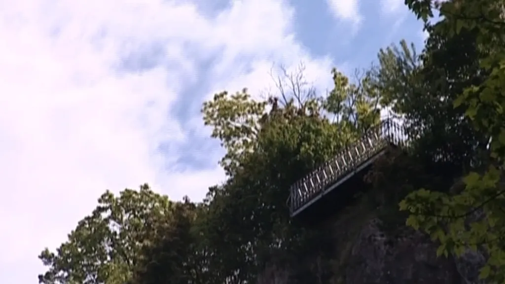 Horní můstek nad Macochou