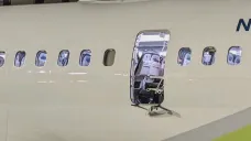 Díra v trupu letounu společnosti Alaska Airlines