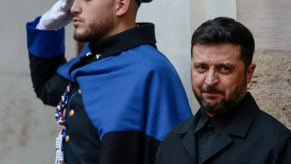 Ukrajinský prezident Volodymyr Zelenskyj