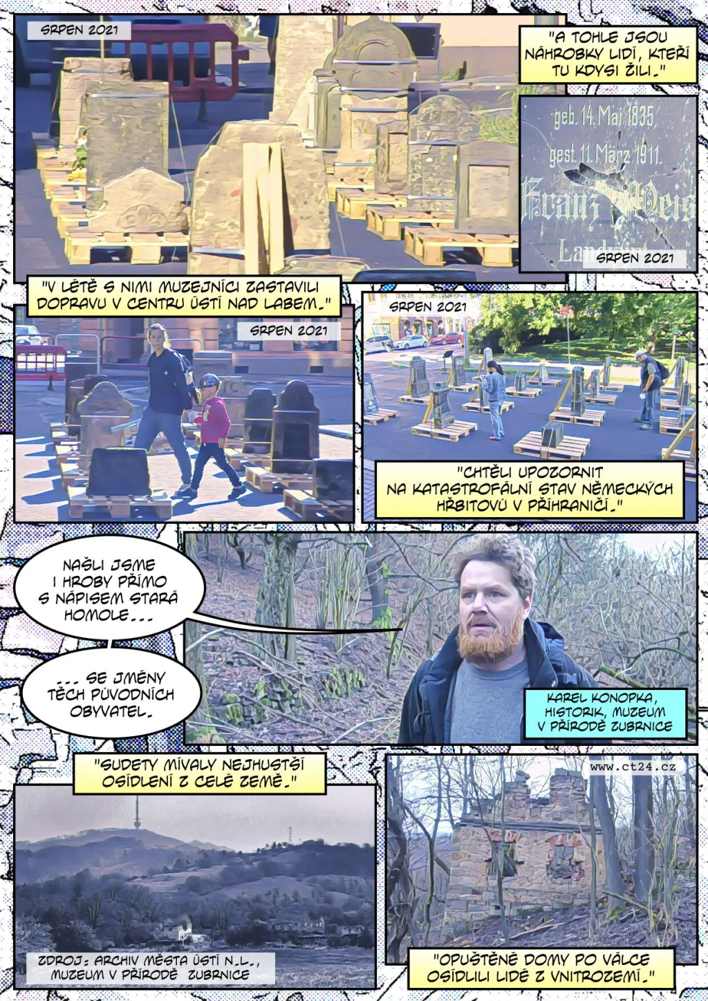 Opuštěné vesnice v Sudetech