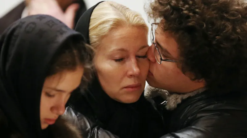 Němcovovy děti a exmanželka Jekatěrina Odincovová