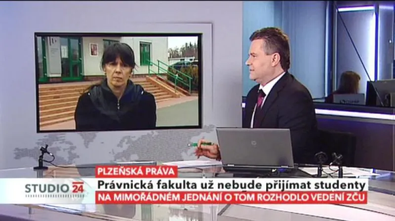 Studio ČT24 k situaci na plzeňských právech