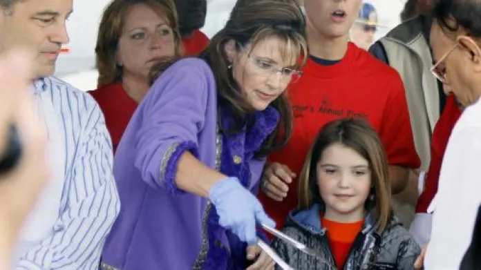Sarah Palinová se loučí s funkcí guvernérky státu Aljaška.