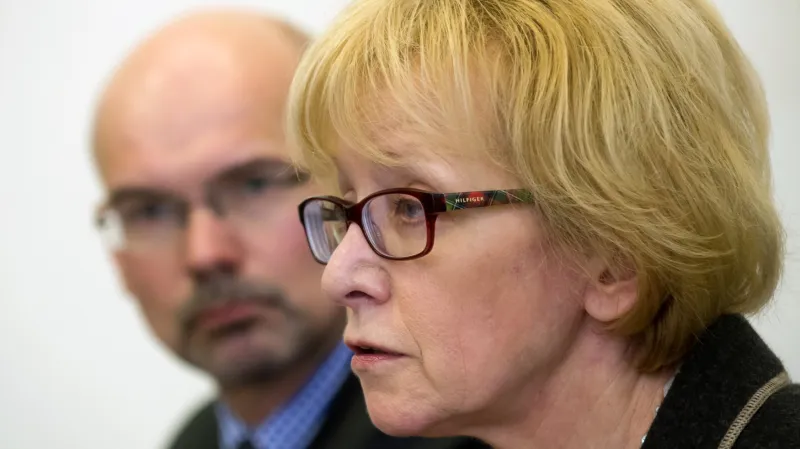 Helena Válková a její náměstek Pavel Štern