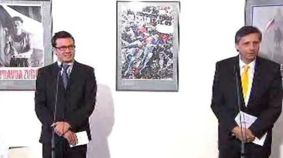 Tisková konference Jana Fischera a Ondřeje Lišky