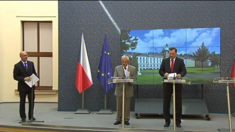 Brífink po jednání vlády