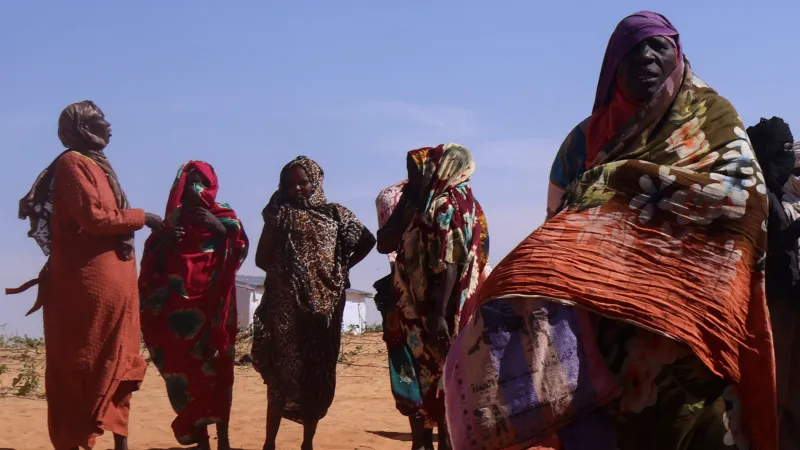 Súdánské uprchlice v Čadu