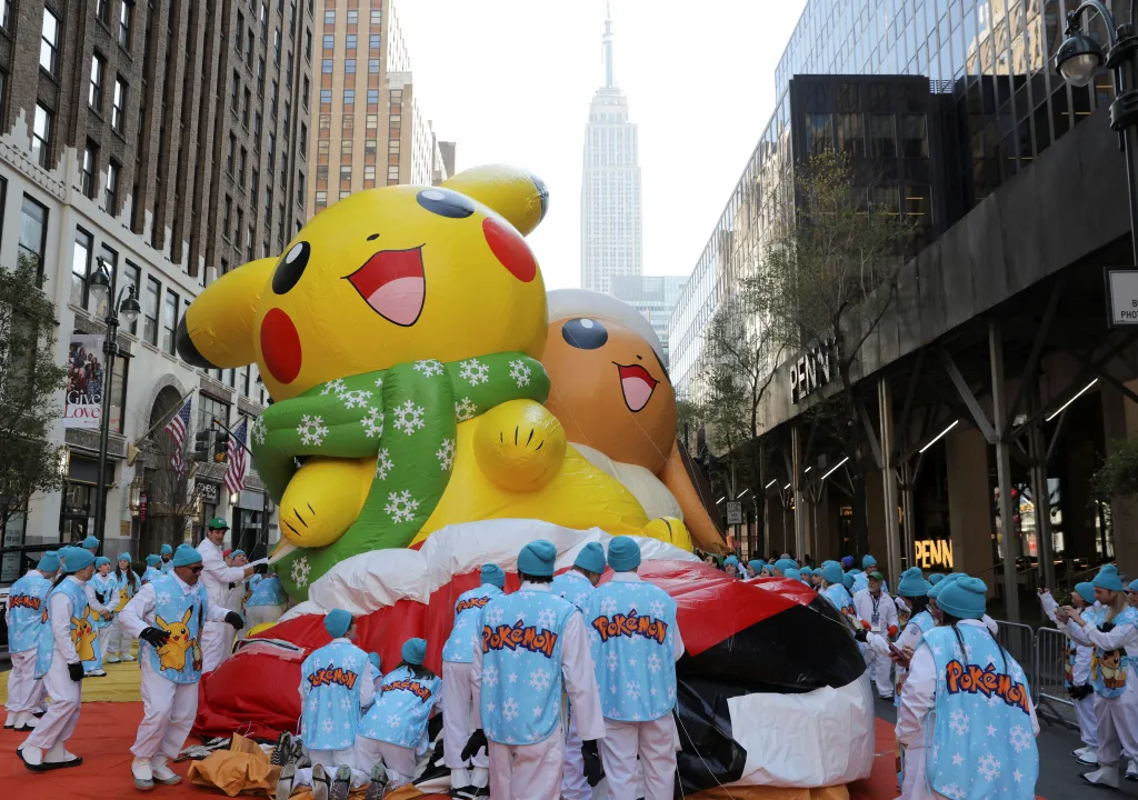 Na Manhattanu se po šestadevadesáté konal slavnostní průvod na Den díkůvzdání