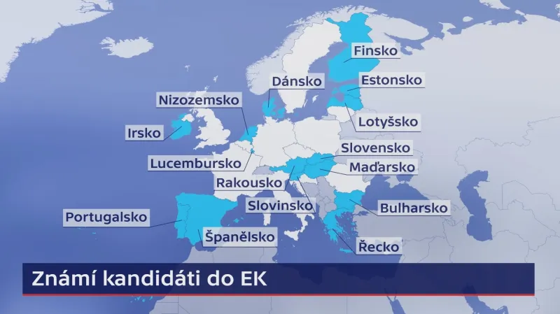 Známí kandidáti do EK