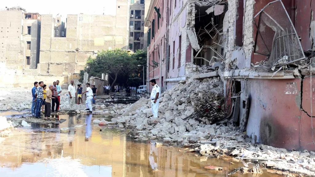 Exploze poničila italský konzulát v Káhiře