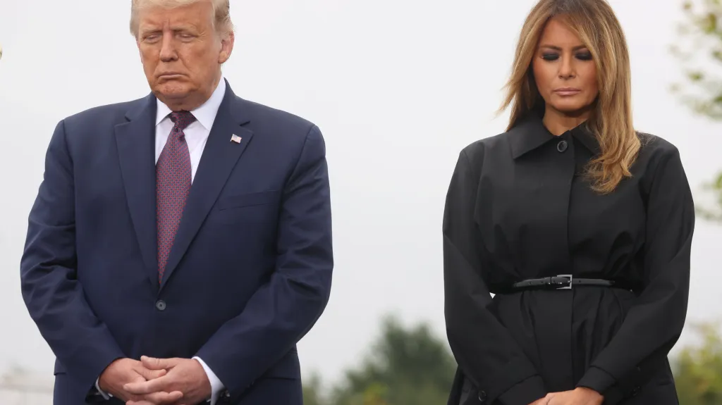 Americký prezident Donald Trump s manželkou Melanií