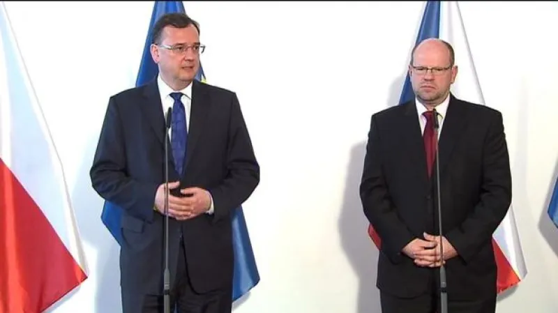 Brífink po jednání premiéra se šéfem Hospodářské komory