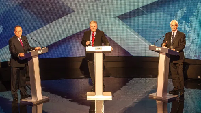 Televizní debata věnovaná skotskému referendu