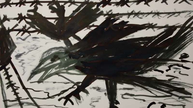 Z výstavy romského umění Akate Te Beshen - Jsme tu, abychom tady zůstali