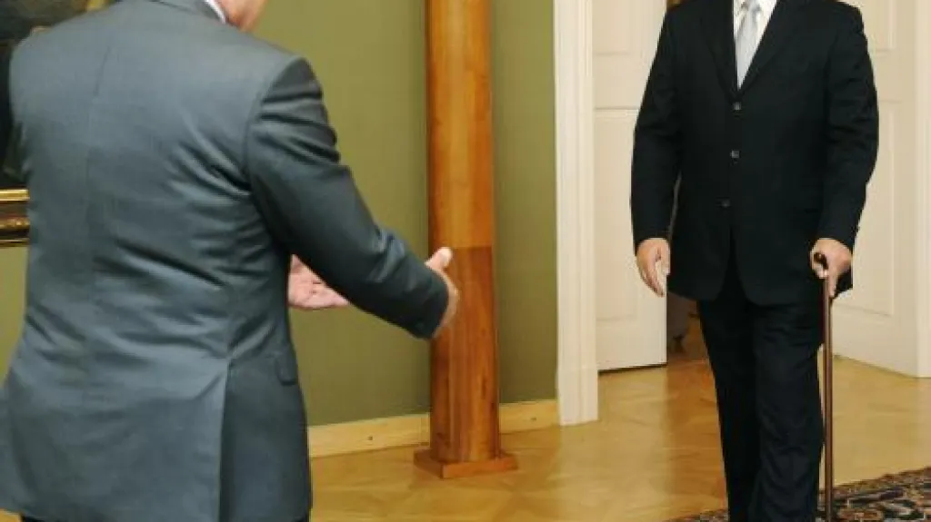 Václav Klaus a Miroslav Kalousek