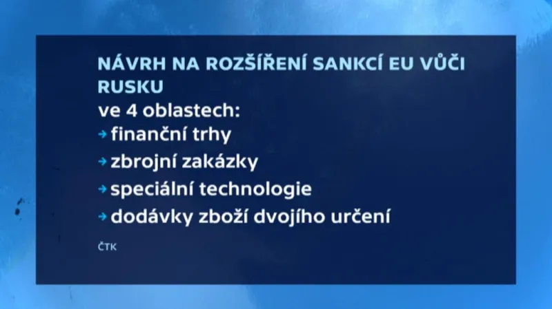 Návrhy na nové sankce EU vůči Rusku