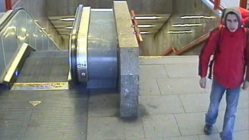 Policejní záběr hledaného muže