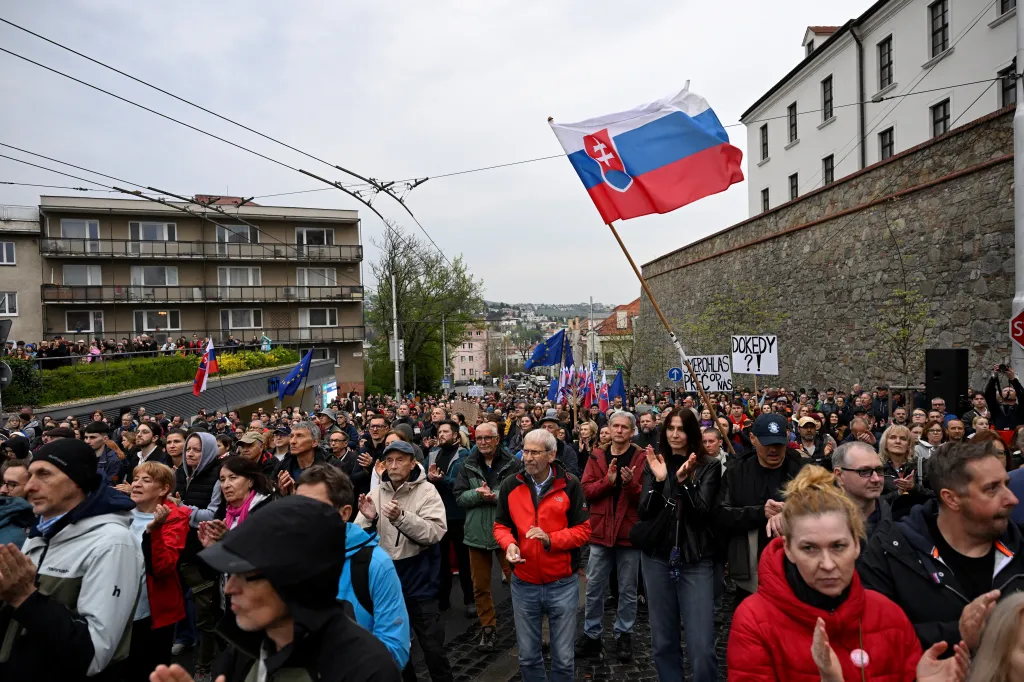 ​Protesty zorganizovaly opoziční strany Progresívne Slovensko, SaS, KDH a Demokrati