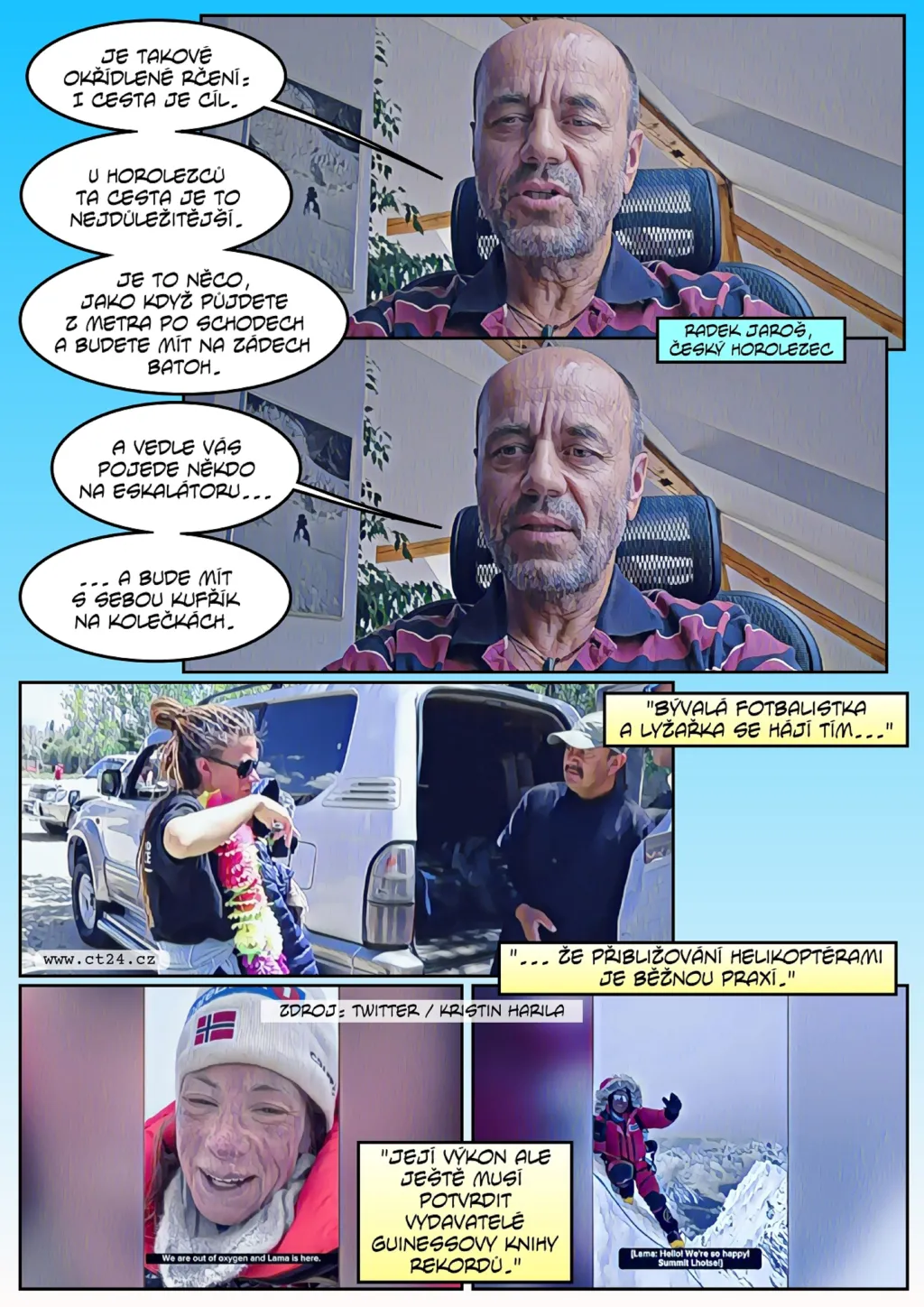 Horolezkyně pokořila rekord