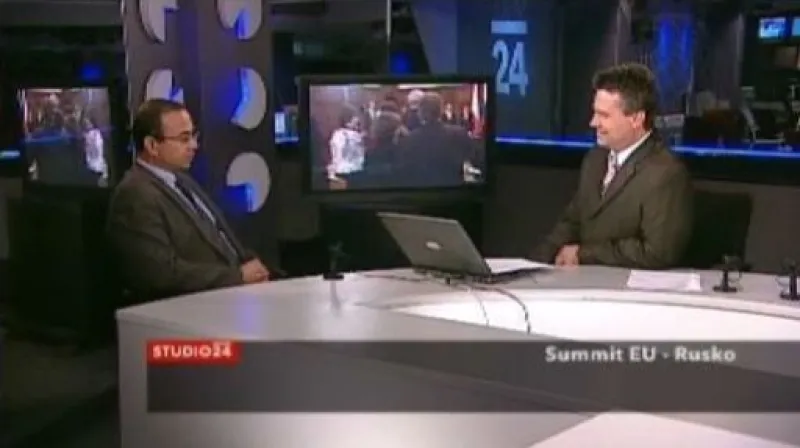 Studio ČT24 o summitu EU-Rusko