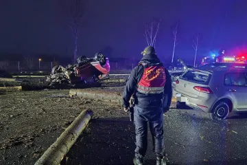 Na D65 u Ostravy bouralo pět aut, na místě jsou zranění