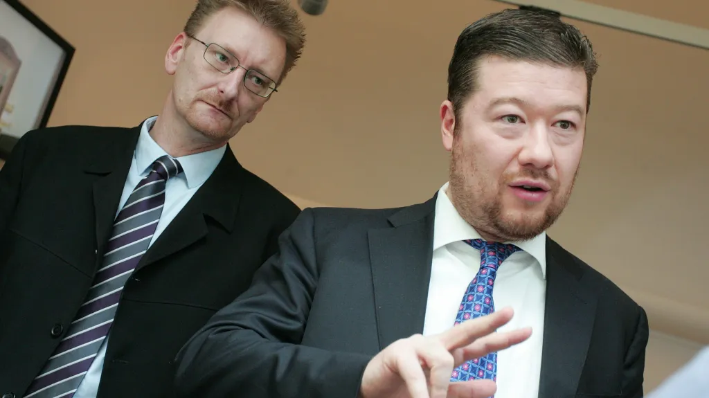 Marek Černoch a Tomio Okamura