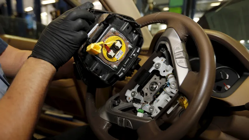 Nafukovač airbagu od firmy Takata